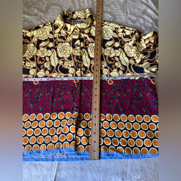 Bucket list women’s button front long sleeve top Size S - Picture 5 of 6